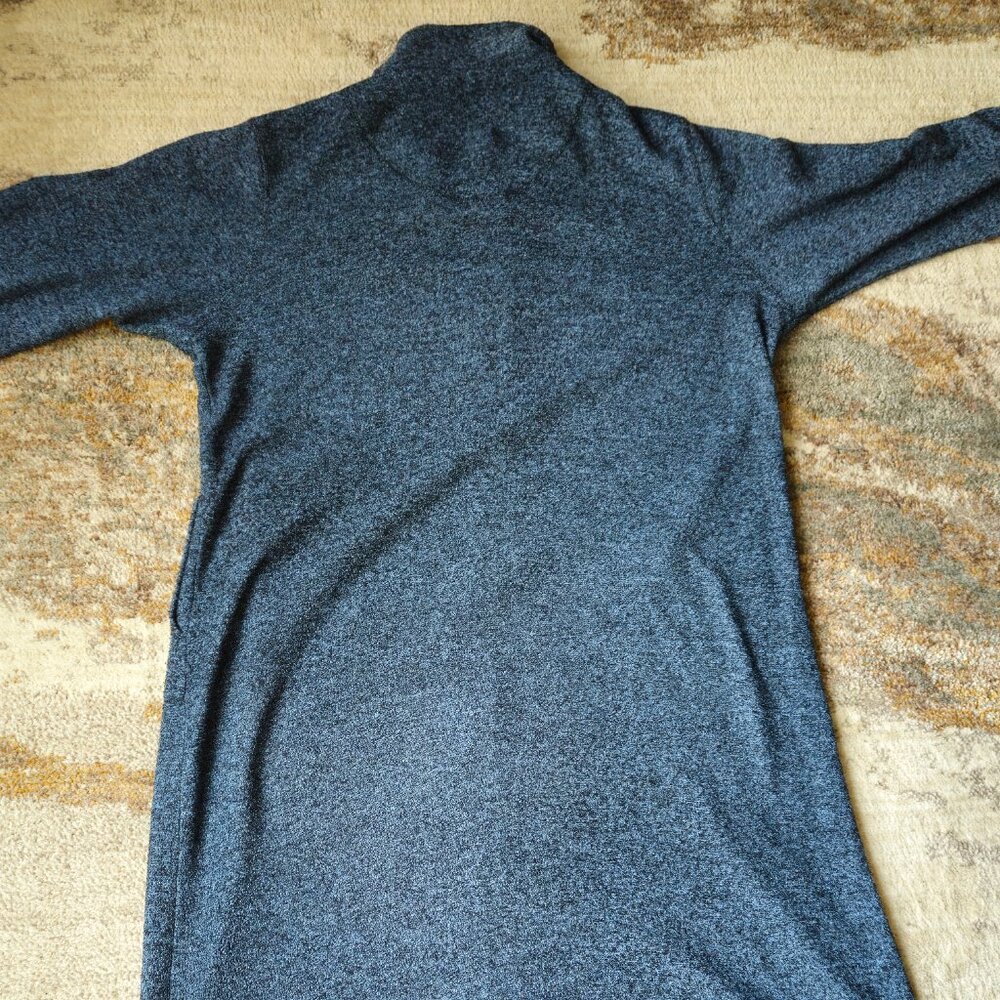 Womens vintage Penningtons XL house coat 51" length full zip soft poly blend